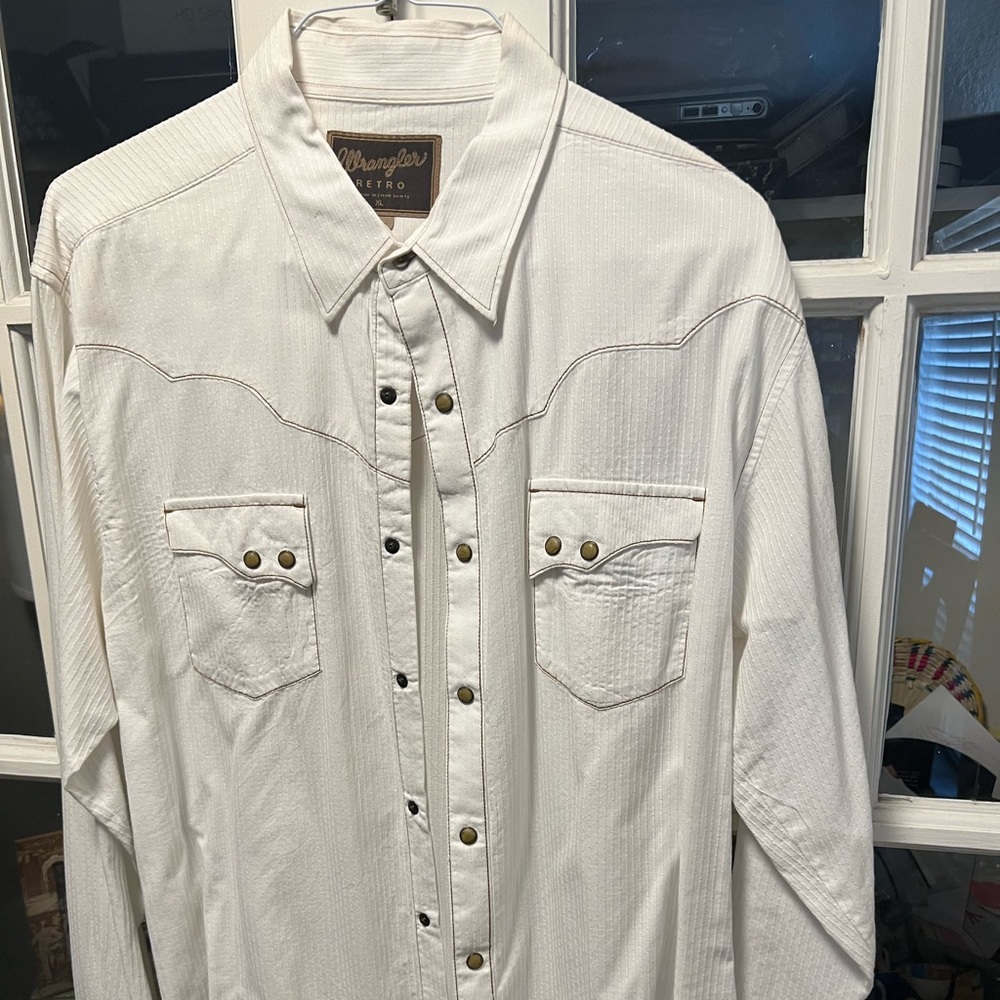 Wrangler cowboy shirt like new condition